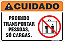 Placa de cuidado proibido transportar pessoas, só cargas - Imagem 1