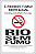 Placa de leis é proibido fumar neste local rio sem fumo - Imagem 1