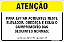 Placa de leis atenção para evitar acidentes neste  elevador, obedeça e exija o  cumprimento das seguintes normas - Imagem 1