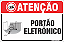 Placas residenciais portão eletrônico - Imagem 1