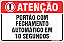 Placas residenciais portão com fechamento automático em 10 segundos - Imagem 1