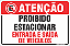 Placas residenciais proibido estacionar entrada e saída de veículos - Imagem 1