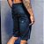 Bermuda masculina jeans moletom - Imagem 2