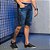 Bermuda masculina jeans moletom - Imagem 4