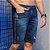 Bermuda masculina jeans moletom - Imagem 1
