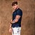 Polo masculina marinho - Imagem 2