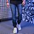 Calça jogger masculina jeans azul escuro - Imagem 1