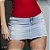 Mini saia jeans claro - Imagem 1