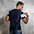 Camiseta gola v m/c com recortes - Imagem 3