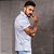 Camisa slim masculina estampa paisley - Imagem 2