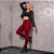 Calça skinny feminina vermelha - Imagem 1