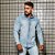 Camisa jeans masculina delavê - Imagem 2