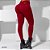 Calça jeans skinny modeladora vermelha - Imagem 4