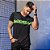 Camiseta masculina detalhe verde flúor - Imagem 3