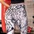 Legging fitness animal print branco - Imagem 2