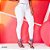 Calça skinny branca fashion - Imagem 1