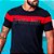 Camiseta masculina com recorte e logomania - Imagem 2