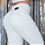Calça skinny branca com suspensório - Imagem 6