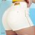Short branco com dourado luxo - Imagem 6