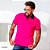 Camiseta gola polo rosa - Imagem 1