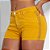 Short jeans amarelo com empina bumbum modelador - Imagem 2