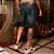 Bermuda jeans masculina escura modelo clássico - Imagem 6