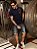 Bermuda jeans masculina com barra dobrada total conforto - Imagem 4
