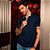 Camiseta gola polo color masculina com logomania exclusiva - Imagem 1