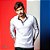 Camiseta gola polo masculina conforto manga longa bicolor - Imagem 3