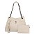 Bolsa Lateral Feminina com Alça de Corrente e Necessaire Milão - Selten - Imagem 1