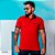Camiseta polo masculina vermelha - Imagem 1