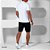 Bermuda moletom masculina mais conforto com ajuste - Imagem 3