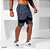 Bermuda moletom masculina mais conforto com ajuste - Imagem 9