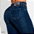 Calça skinny empina bumbum com cós alto jeans escuro - Imagem 5