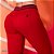 Calça jogger modeladora vermelha com efeito empina bumbum - Imagem 4