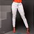 Calça jogger branca justa com efeito empina bumbum e zíper - Imagem 2