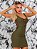 Vestido Sexy Verde com Amarração Realça Curvas - Imagem 1