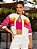 Jaqueta Cropped Tricot Colorido - Imagem 1