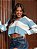 Cropped Tricot de Manga com Capuz - Imagem 1