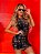 Vestido de Tule Estampado - Imagem 1
