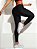Calça Fitness Legging Preta e Laranja - Imagem 2