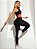 Calça Fitness Legging Preta e Laranja - Imagem 6