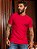 Camiseta Masculina Vermelha com Bolso - Imagem 1