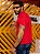 Camisa Masculina Gola Polo Vermelha - Imagem 2