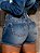Short Saia Jeans Destroyed - Imagem 3