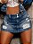 Short Saia Jeans Destroyed - Imagem 1
