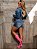 Short Saia Jeans Destroyed - Imagem 5