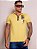 Camisa Gola Polo Masculina Amarela - Imagem 1