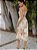 VCAY Bege Zíper Floral Boho Roupa de 2pçs - Imagem 2