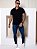 Camisa Polo Masculina Preta - Imagem 4